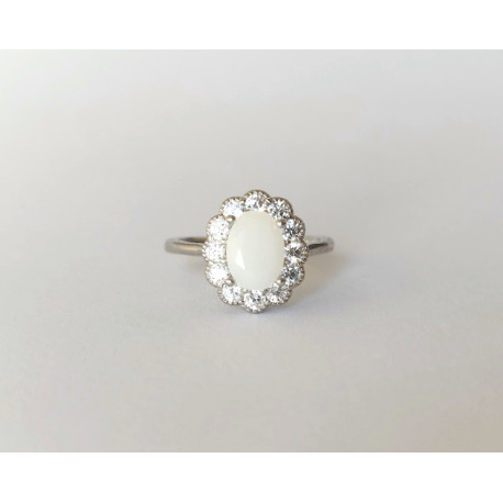 Vintage Halo Breastmilk Ring DIY Kit, 925 sterling silver OR Pendant