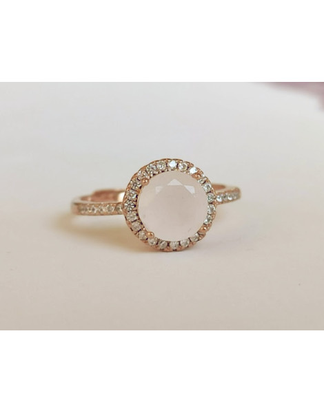 Halo Breastmilk Ring DIY Kit, 925 sterling silver, rose gold