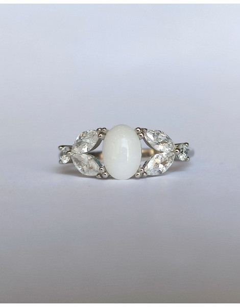 Bloom Breastmilk Ring DIY Kit, 925 sterling silver