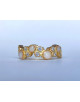 Love Bubbles Breastmilk Ring Band DIY Kit, 925 sterling silver, yellow gold plated