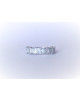Baguette Breastmilk Ring Band DIY Kit, 925 sterling silver