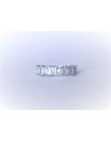 Baguette Breastmilk Ring Band DIY Kit, 925 sterling silver